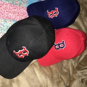 3 brand new Red Sox hats ! 1 for $12 or 3 for $30!